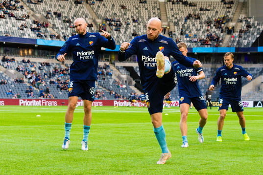 Djurgårdens Marcus Danielson och Magnus Eriksson