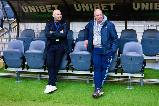 IFK Göteborgs klubbdirektör Håkan Mild och Djurgårdens