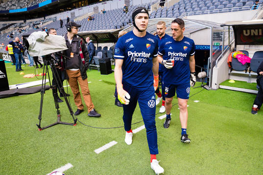 Djurgårdens målvakt Jacob Widell Zetterström