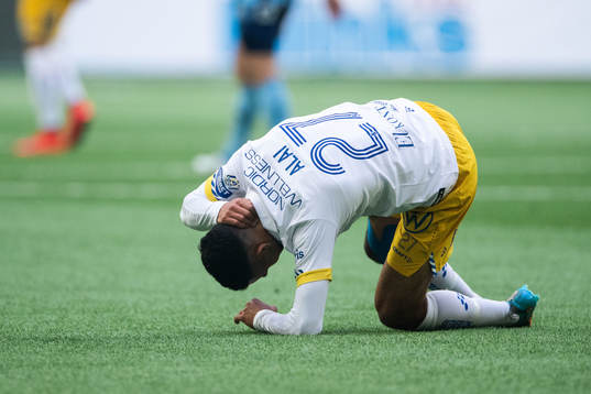 IFK Göteborgs Alai Hussain Ghasem har ont