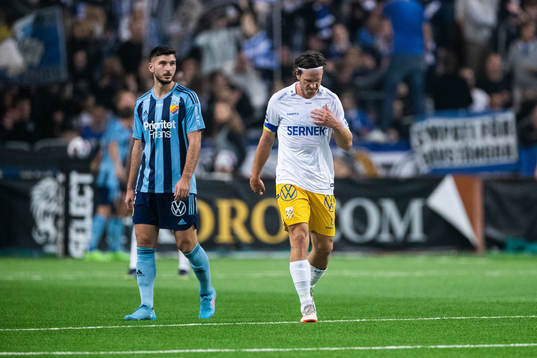 IFK Göteborgs Gustav Svensson deppar