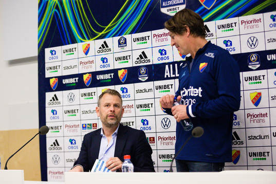 IFK Göteborgs tränare Mikael Stahre och Djurgårdens