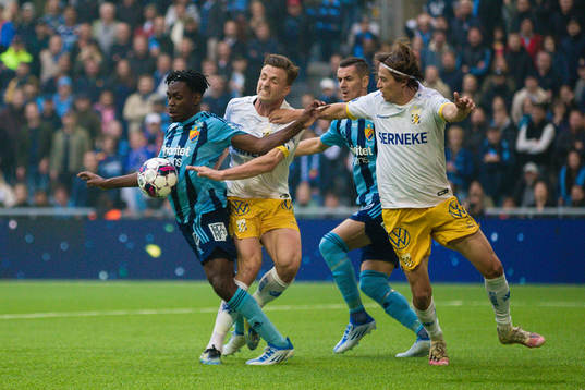 Djurgårdens Joel Asoro och Haris Radetinac