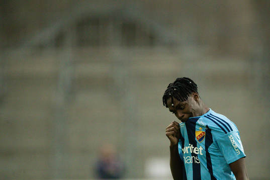 Djurgårdens Joel Asoro deppar
