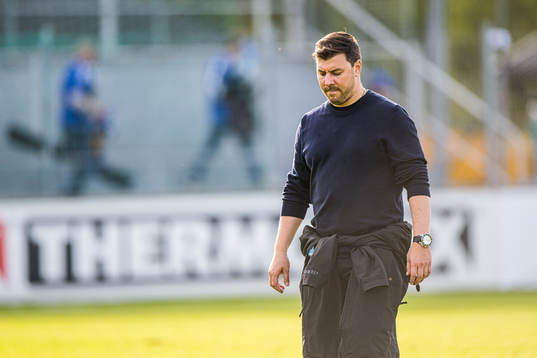 Sundsvalls tränare Brian Clarhaut deppar