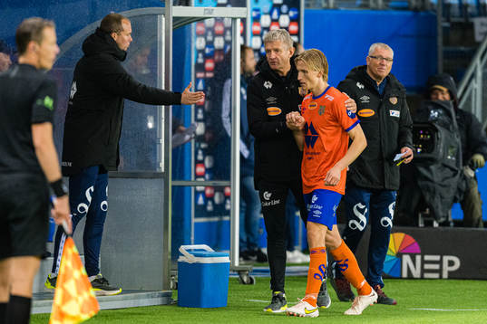 Lars Arne Nilsen, head coach of Aalesund, and Erlend