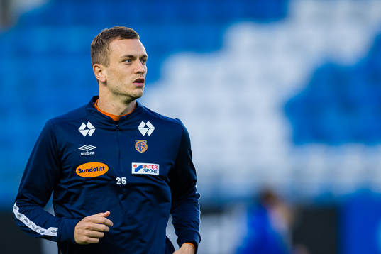 Besim Serbecic of Aalesund warms up