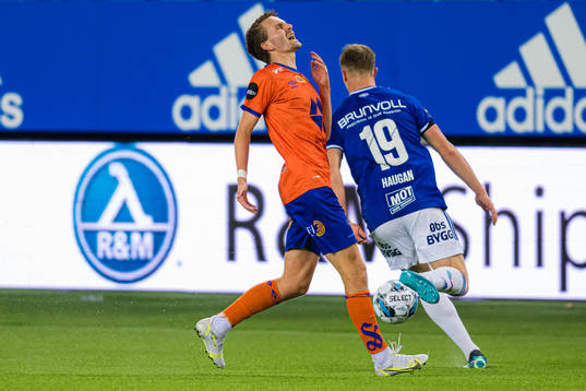 Torbjørn Kallevåg of Aalesund reacts