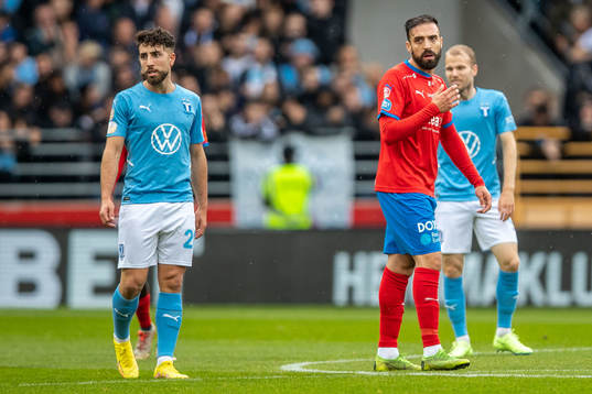 Malmö FFs Moustafa Zeidan och Helsingborgs Abdul Rahman