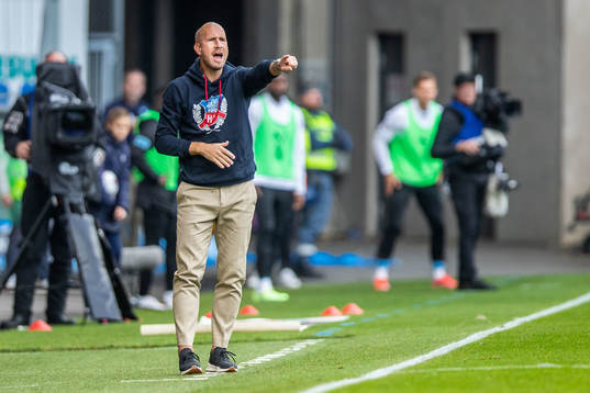 Helsingborgs tränare Mattias Lindström
