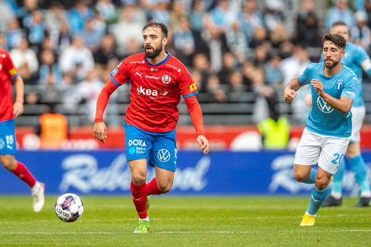 Helsingborgs Abdul Rahman Khalili och Malmö FFs Moustafa