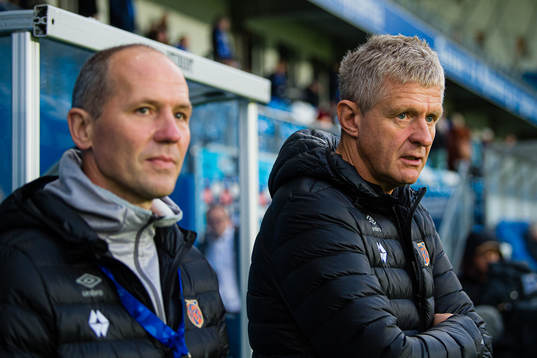 Bjørn Erik Melland, sports director of Aalesund, og Lars