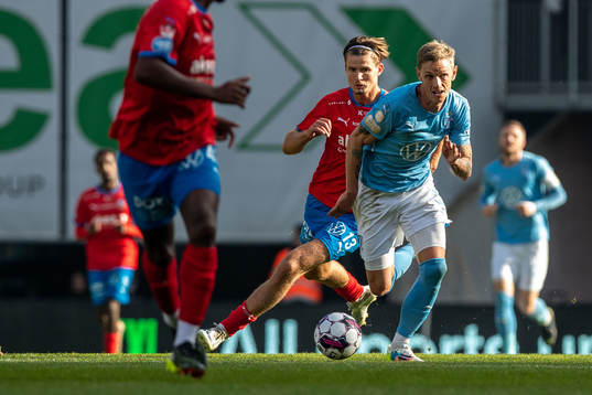 Helsingborgs Wilhelm Loeper och Malmö FFs Søren Rieks