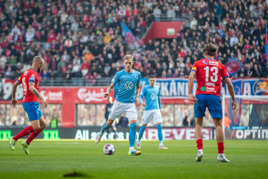 Helsingborgs Alexander Faltsetas och Malmö FFs Søren Rieks