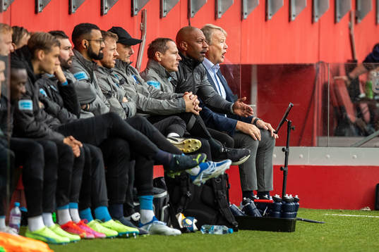 Malmö FFs assisterande tränare Jeffrey Aubynn och