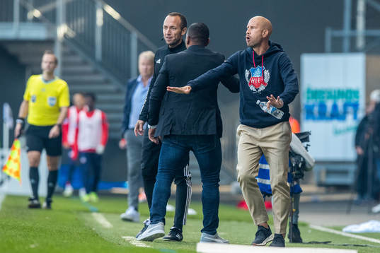 Helsingborgs tränare Mattias Lindström