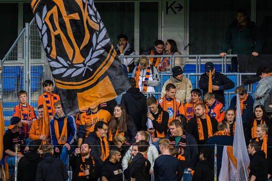 Spectators in the stands