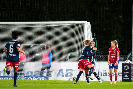Linköpings Michelle De Jongh jublar