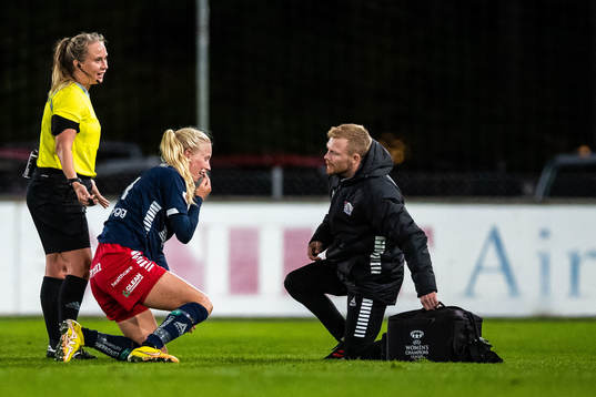 Linköpings Amalie Vangsgaard har ont