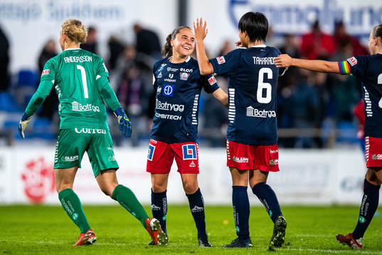 Linköpings Heidi Ellingsen jublar
