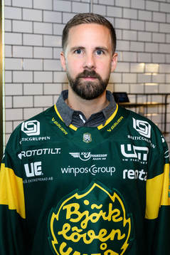 Björklövens tränare Viktor Stråhle