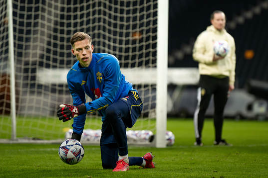 Goalkeeper Leopold Wahlstedt