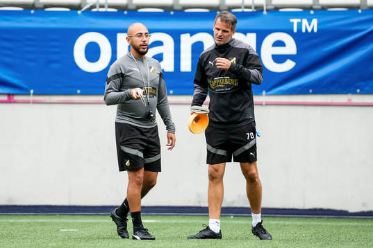 Marwan Salman, assistant coach, and Robert Vilahamn, head