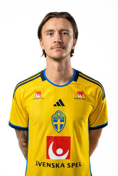 Kristoffer Olsson of the Swedish national football team
