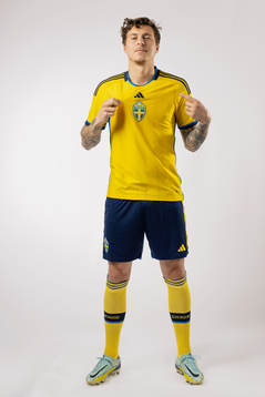 Victor Nilsson Lindelöf of the Swedish national football
