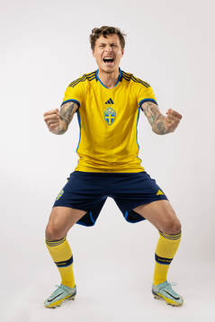 Victor Nilsson Lindelöf of the Swedish national football