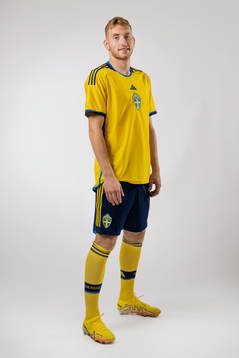 Dejan Kulusevski of the Swedish national football team