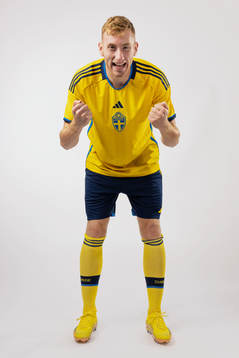 Dejan Kulusevski of the Swedish national football team