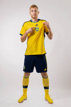 Dejan Kulusevski of the Swedish national football team