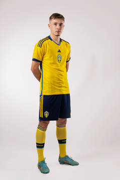 Patrik Wålemark of the Swedish national football team