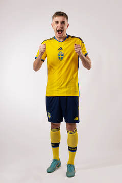 Patrik Wålemark of the Swedish national football team