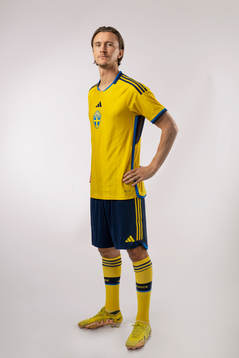 Kristoffer Olsson of the Swedish national football team