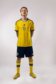 Kristoffer Olsson of the Swedish national football team