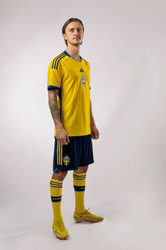 Kristoffer Olsson of the Swedish national football team