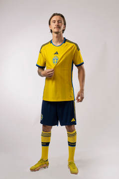 Kristoffer Olsson of the Swedish national football team