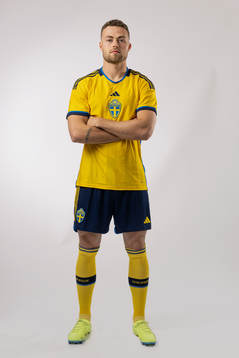 Gabriel Gudmundsson of the Swedish national football team