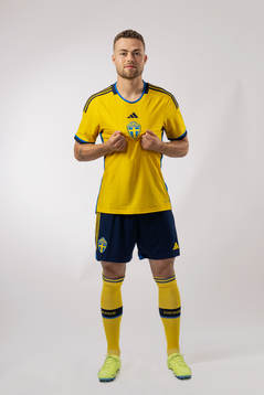 Gabriel Gudmundsson of the Swedish national football team