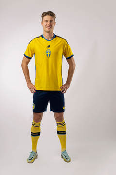 Mattias Svanberg of the Swedish national football team