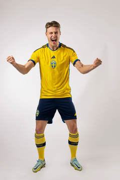 Mattias Svanberg of the Swedish national football team
