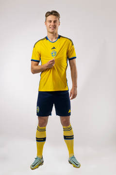 Mattias Svanberg of the Swedish national football team