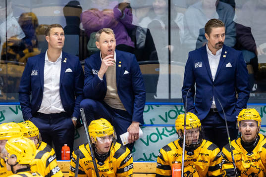 Skellefteås assisterande Andreas Falk, tränare Robert