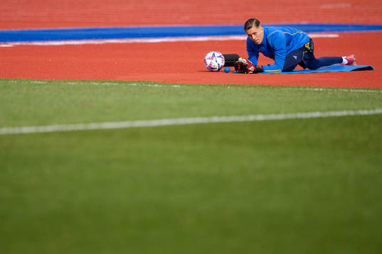 Goalkeeper Leopold Wahlstedt