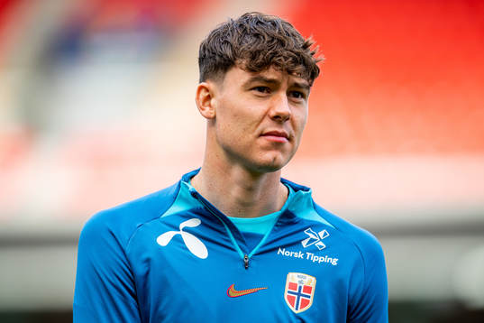 Jørgen Strand Larsen of the Norwegian national football