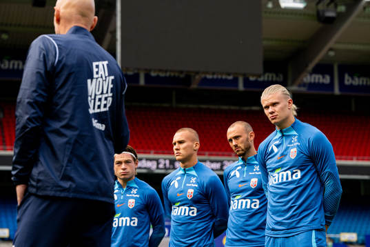Patrick Berg, Leo Østigård, Fredrik Aursnes and Erling