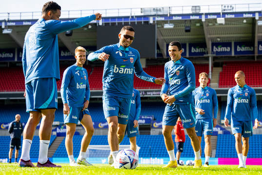 Joshua King, Omar Elabdellaoui and Mohamed Elyounoussi of