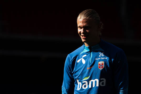 Erling Braut Haaland of the Norwegian national football team